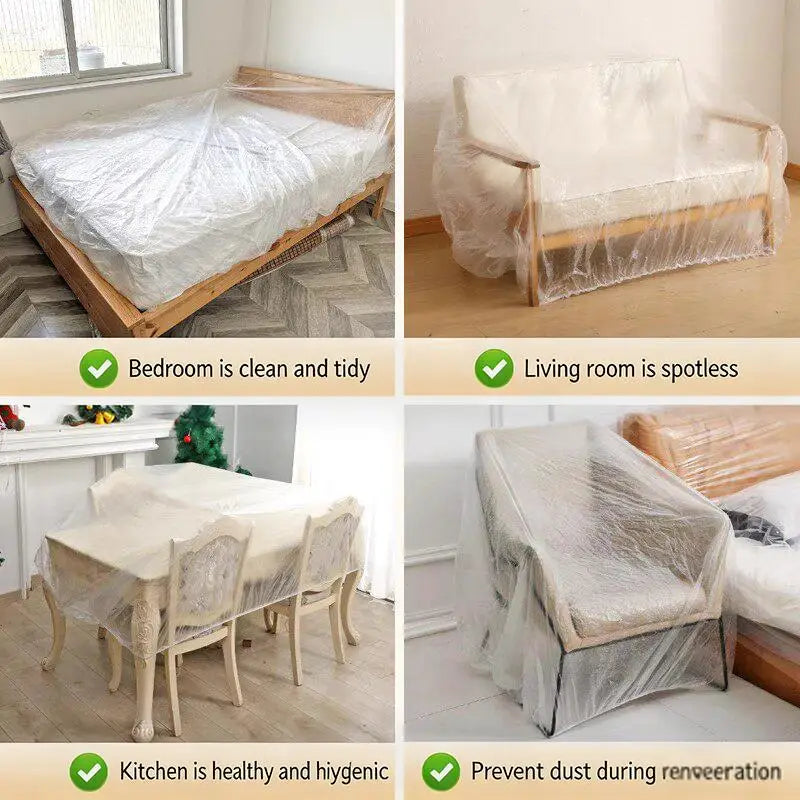 Waterproof Bed Cover Disposable Transparent Mattress Protector  Anti Leak Furniture Sheet for Home Hygiene