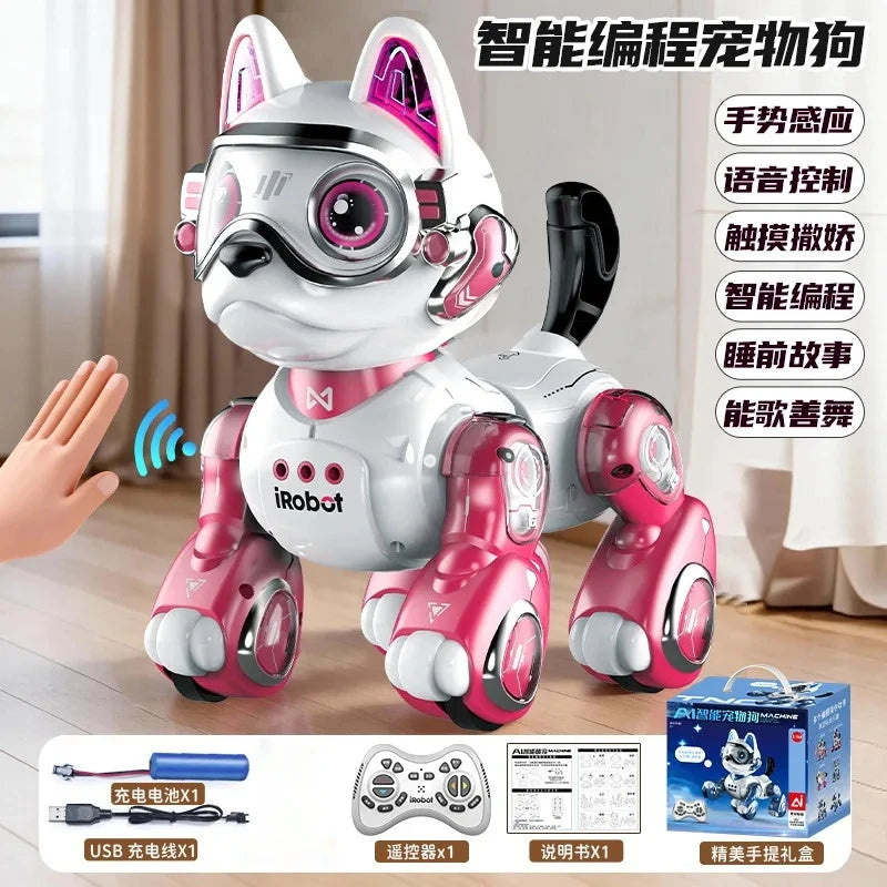 Ai Smart Bionic Robotic Horse Programmable Remote Control Voice Activated Gesture Sensing Electric Robot Pet Accompany Toy