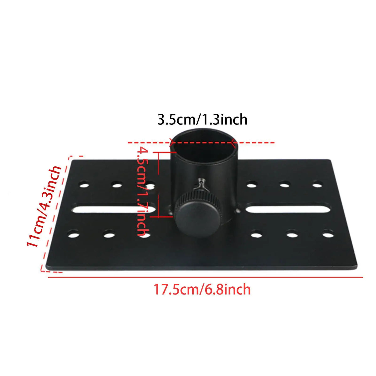 Speaker Stand Adapter Adjustable Angle Float Tray Speaker Mounting Bracket for Meeting