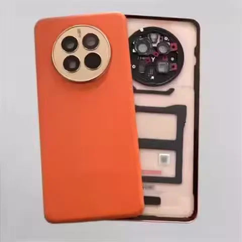 Real Grade A New Back Cover For Huawei Mate 50 Pro Housing Battery Rear Case with Camera Frame Glass Lens Phone Lid Shell
