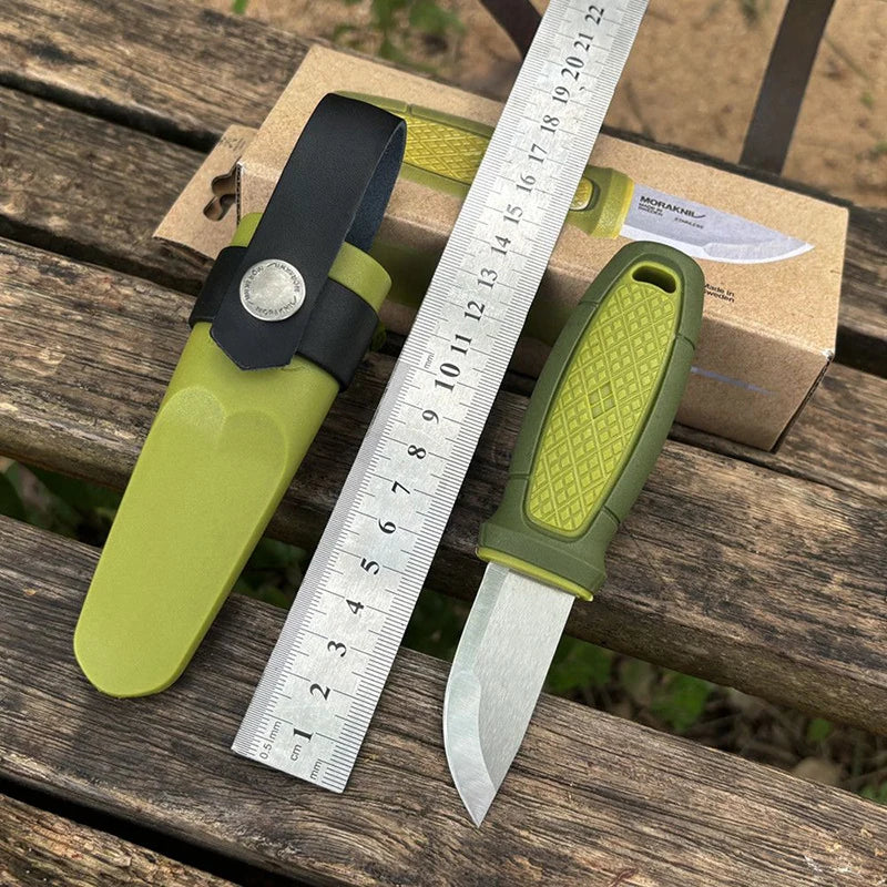 Kitchen tools, fruit peeling knife, stainless steel blade, plastic handle, outdoor camping climbing EDC tool ﻿