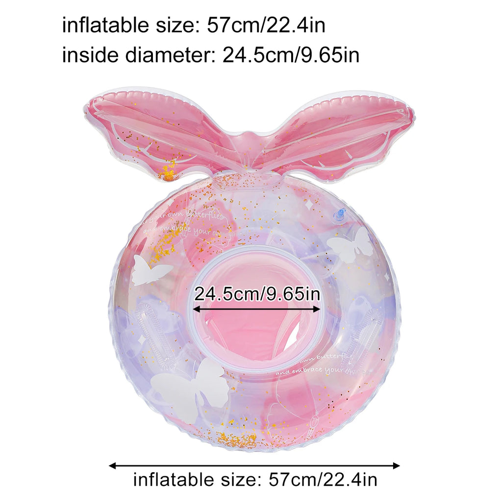 1PC Pool Float Ring, Inflatable Swim Tube, Swimming Accessories, Suitable for Summer Water Sports, Pool Float Gear