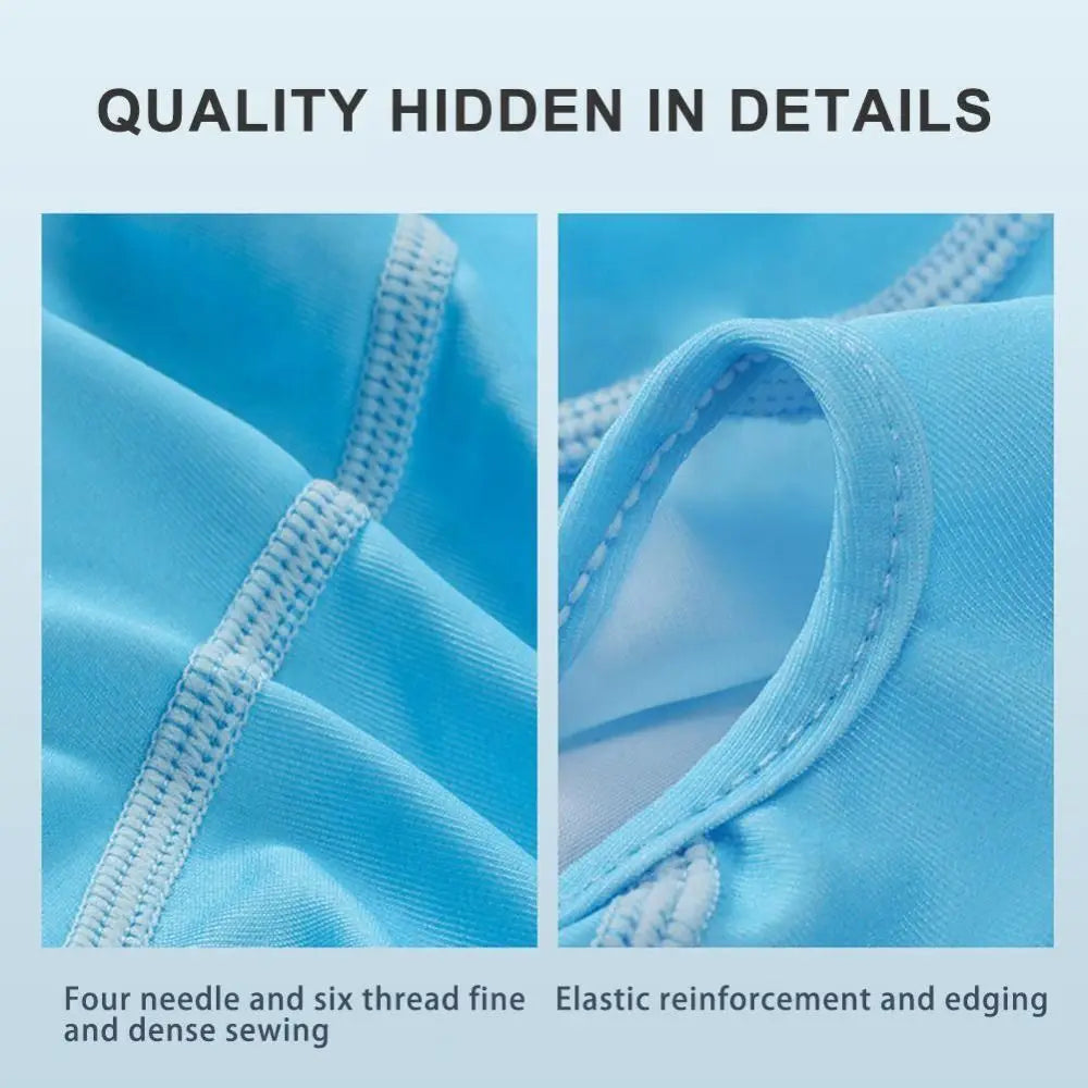 New Polyester Sunscreen headgear Spandex Swimming Accessories Swimming Cap Beach Swimming Mask