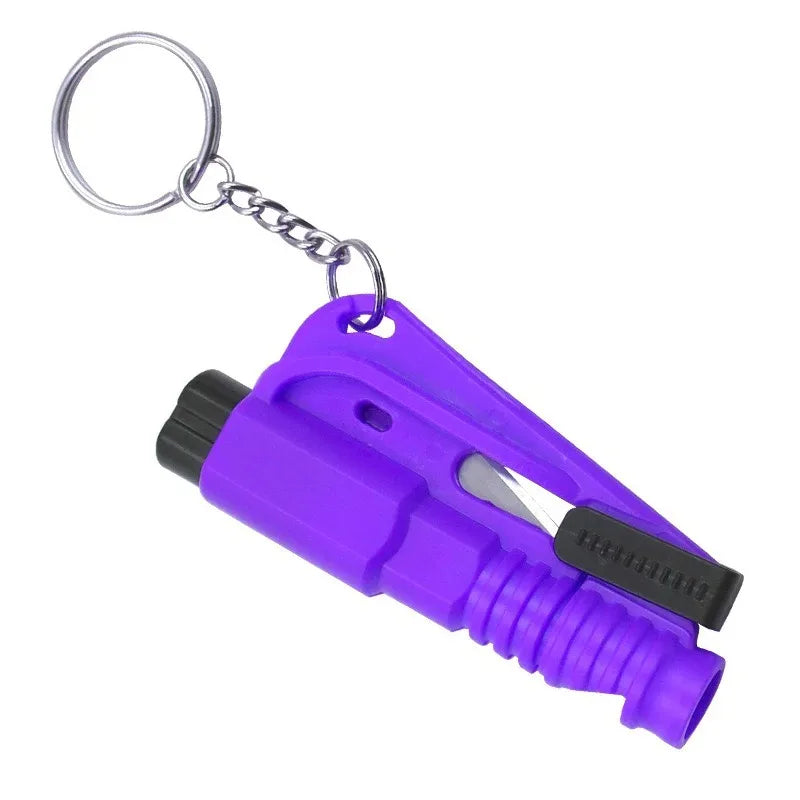 Safety Hammer with Rescue Whistle, Car Escape Tool,2-in-1 Window Breaker Seatbelt Cutter, Compact Emergency Escape Tool for Car