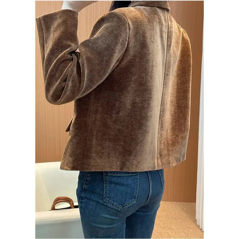 Blazer Women's 2026 Spring and Autumn Slim Top Short Suit