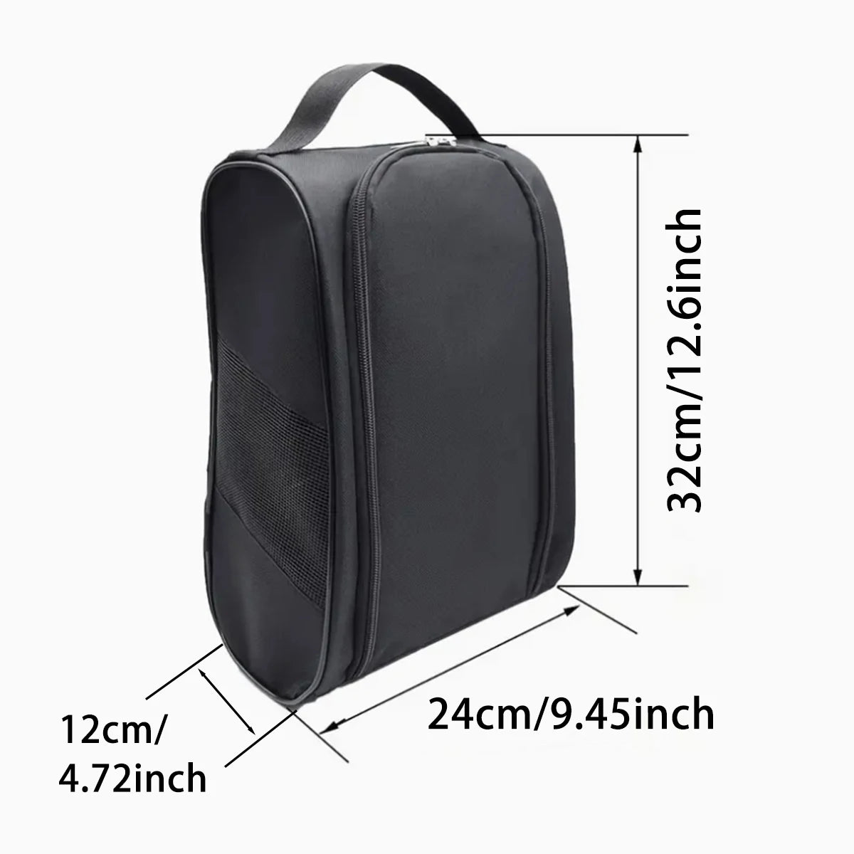 Portable Golf Shoe Bag Oxford Cloth Shoe Carrier Bags Breathable Lightweight Golf Handbag Dustproof Football Tennis Shoe Bag