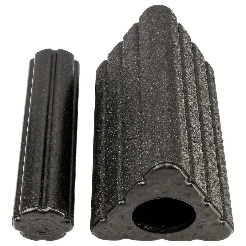 Yoga Blocks 2 in 1 Triangle Foam EPP Roller Triangular Wedge Block for Neck Waist HIPS Back Legs Pilates Exercise Massage Column