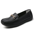 Woman Shoes Leather Casual Shoes With Low Heels Loafers Women's Flats 2025 New Zapatos De Mujer Elegant Heel Footwear Women