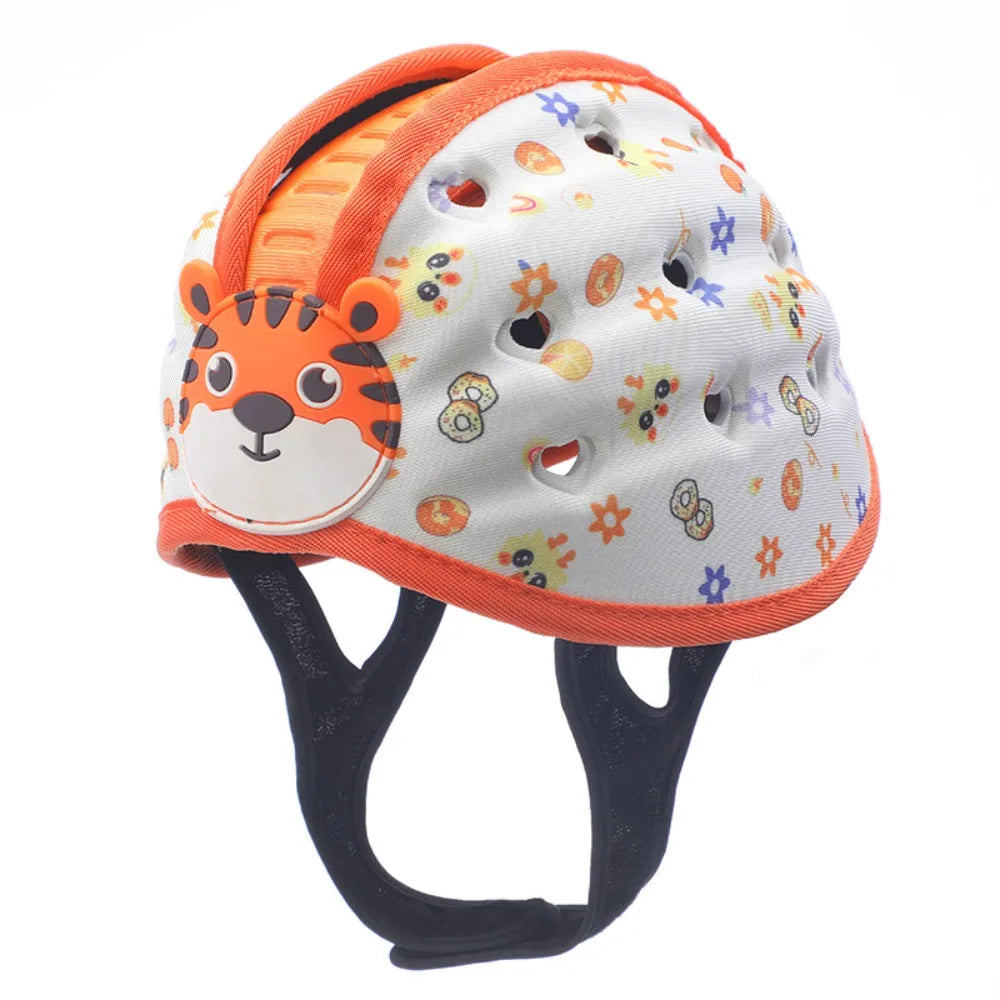 Toddler Walking Crawling Baby Safety Helmet Breathable Kids Security Head Protective Hat Lightweight Cartoon Infant Bumper Cap