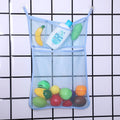 Baby Shower Bath Toys White Baby Kids Toy Storage Mesh With Strong Suction Cups Toy Bag Net Bathroom Organizer