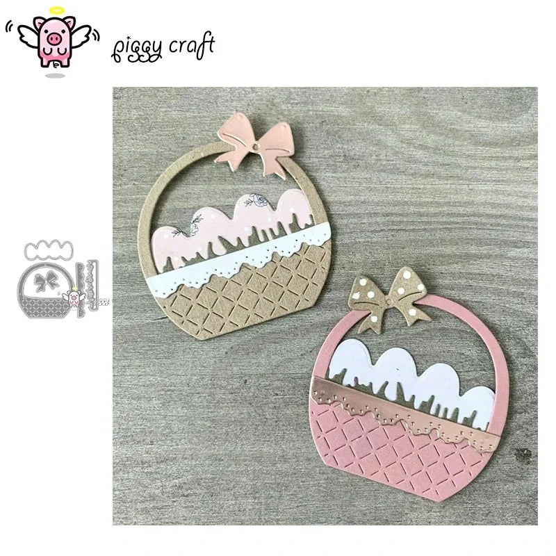 Easter Eggs Flower Basket metal Cutting Dies Stencils DIY Scrapbooking Paper/photo Cards Embossing Dies