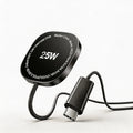 TIMESS 25W Fast Wireless Charger For IPhone 17 16 15 14 13 12 PRO MAX For Airpods 4 3 2 Pro 2-IN-1 Charging Station Stand Pad