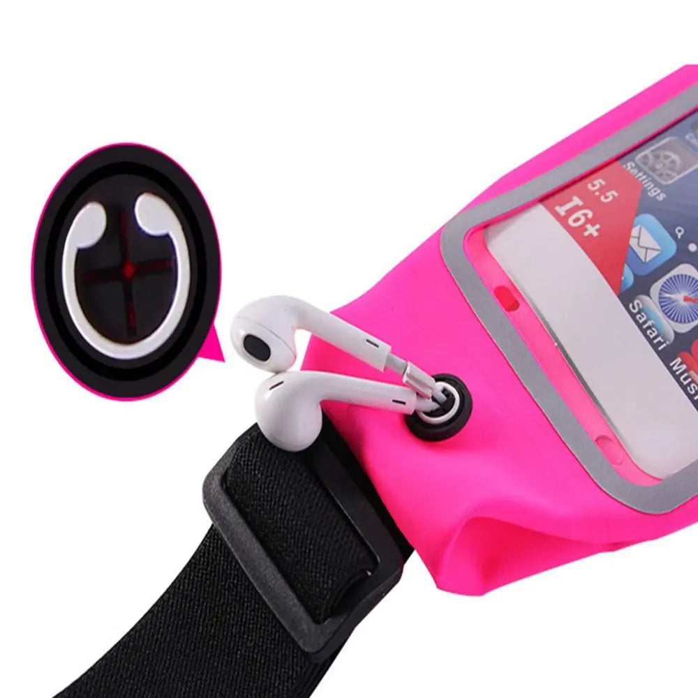 Accessories Waterproof Running Belt Touchscreen Running Gear Fanny Pack 6.5 inch Belt Bag