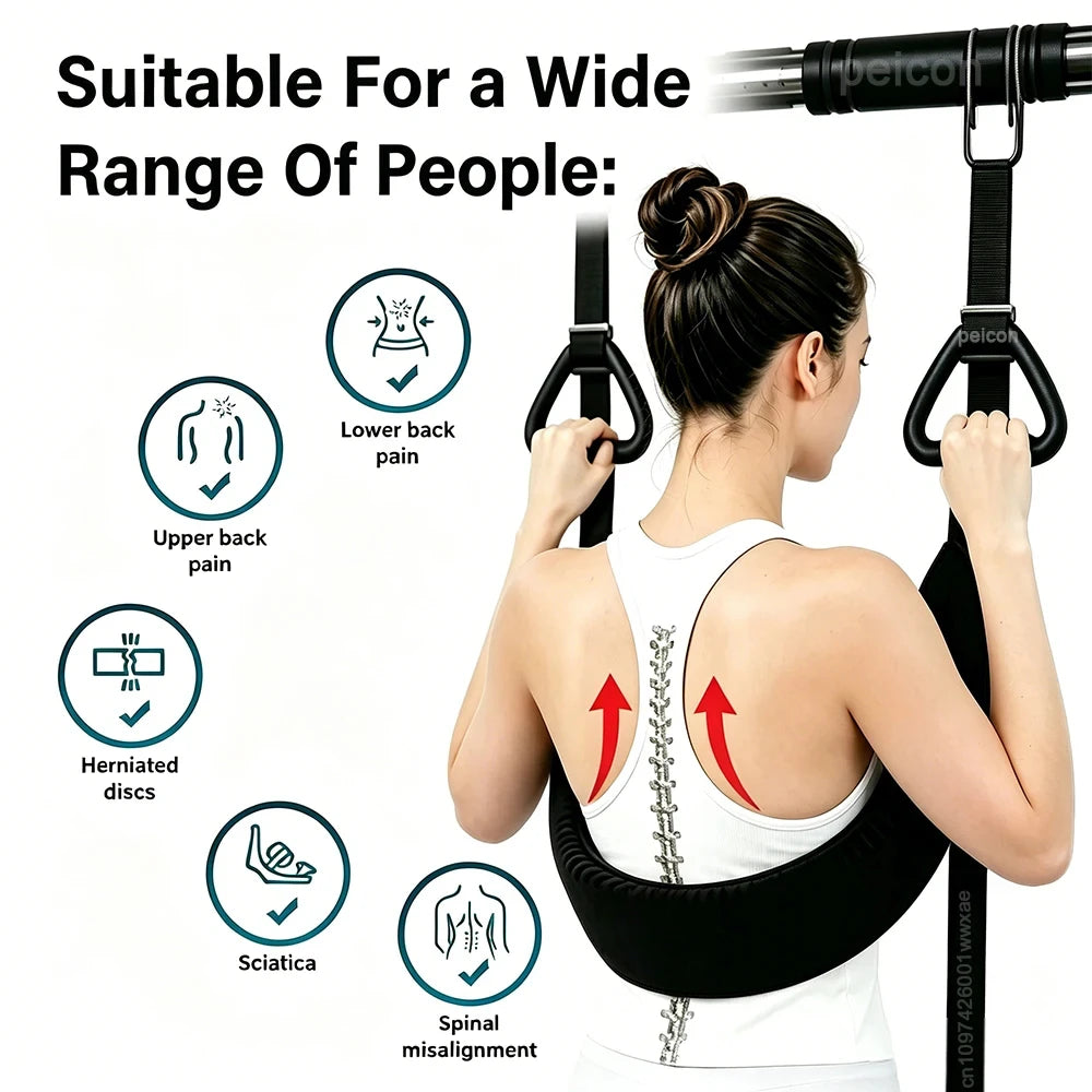 Household Spinal Stretch Lumbar Suspension Belt Horizontal Bar Traction Soothing Waist Beltcan Weigh 200 Catties Hanging Ergonom