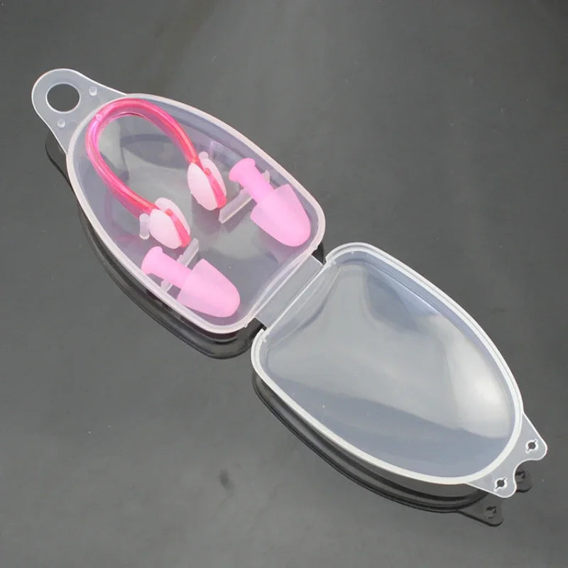 Swimming Nose Clip Earplug Set Professional Waterproof Swimming Training Protective Equipment Swimming Accessories Spot