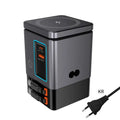 6-in-1 Charging Station with Retractable USB-C Cable Power Combo Tower 105W for Multiple Devices Fast Charger for iPhone Airpod