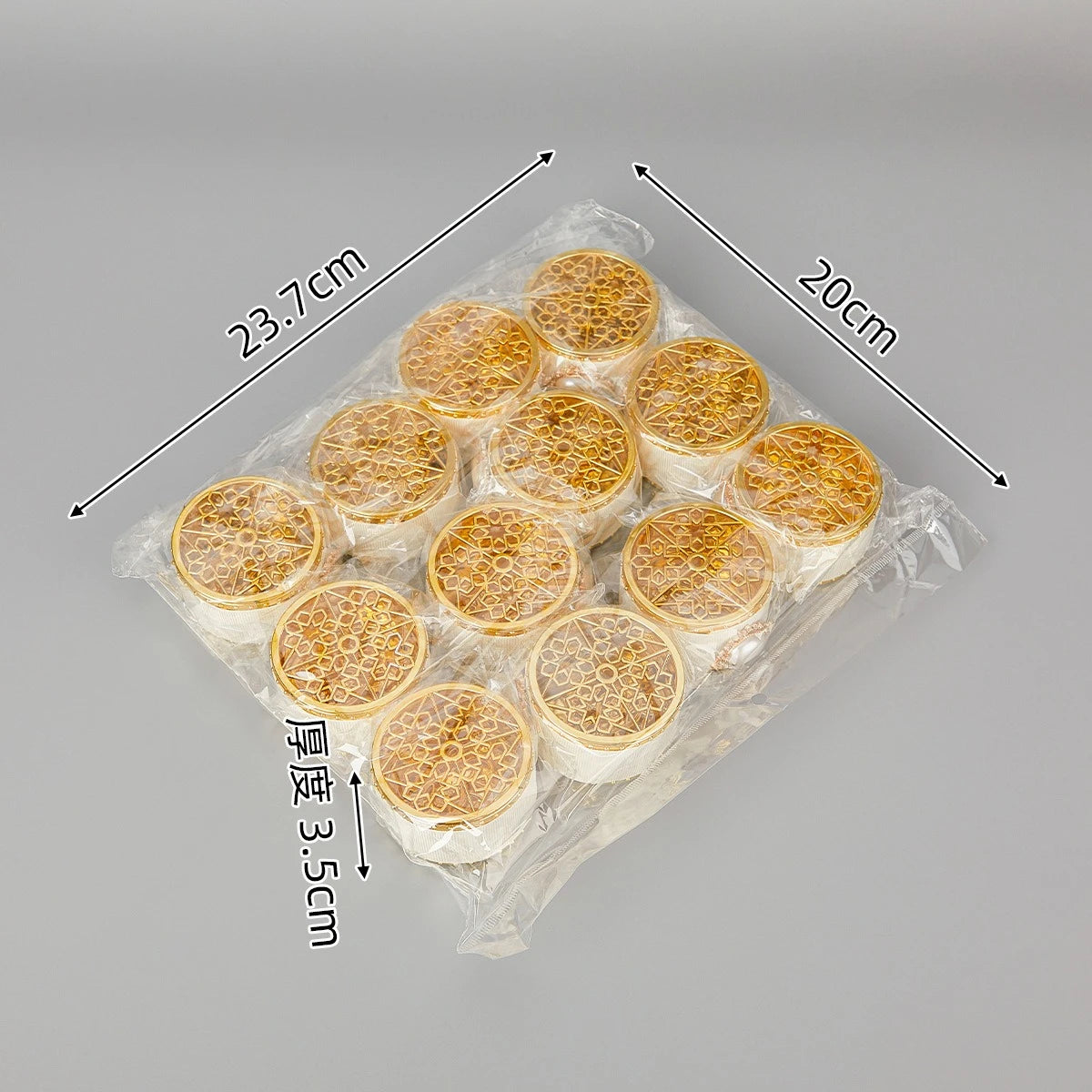 Elegant European Wedding Party Moon Baby Celebration Gold Wedding Candy Box Tower Bead Decorated Storage Box Packaging Sugar Box