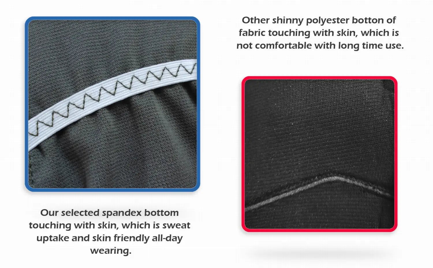 Bas en spandex noir avec couture zigzag sur la face arrière des gants de travail, dextérité respirante compatible avec écran tactile offrant un confort et des performances d’évacuation de la transpiration.