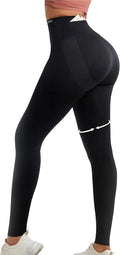 Women's Compression Yoga Pants Butt Lifting Leggings Seamless High Rise Slim-Fitting Stretchy Workout Gym Casual