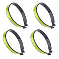 652F 4Pcs Cycling Pant Holder Biking Accessories for Safe Ride, Cycling Trouser Clip, Reflective Band for Bicycles Safety