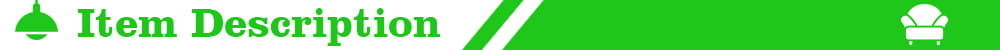 Green banner with white text and light green lamp icon alongside two diagonal white stripes promoting silicone kitchen tongs non stick cooking utensil.