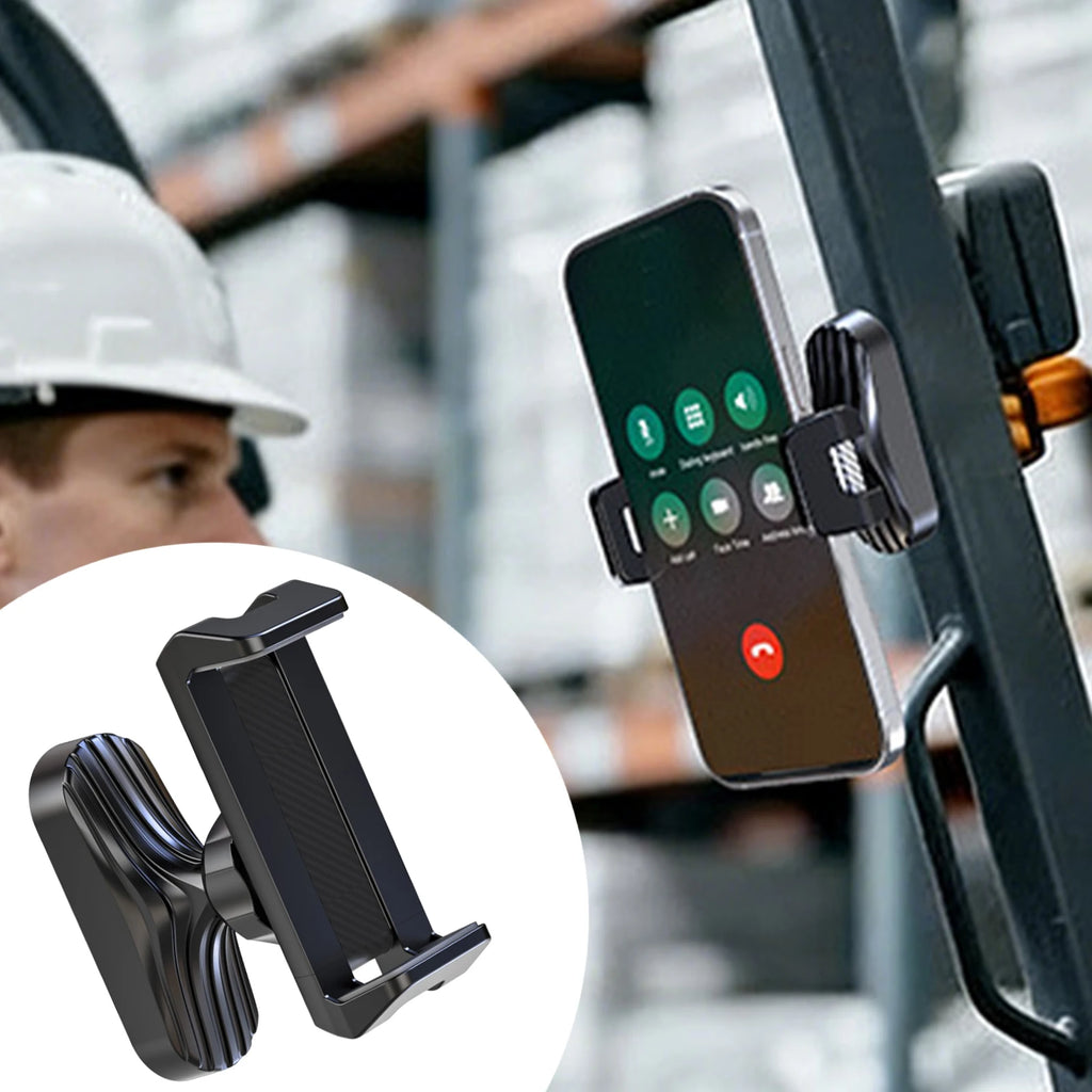 Magnetic Fitness Phone Holder 360 Degree Adjustable Gym Phone Holder Fit 4.7-7 Inch Smartphone Gym Accessories for Men and Women