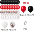 Red Black White Balloon Set Casino Party Decor Ballon Racing First Birthday Graduation Baby Shower Helium Globos Home Decoration