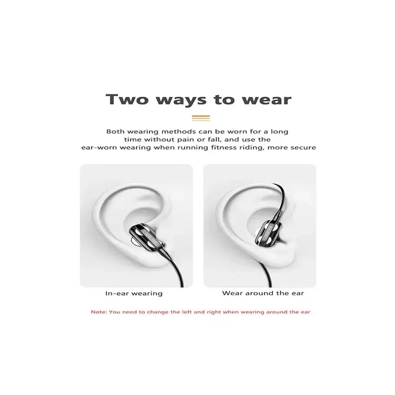 Écouteurs intra-auriculaires cuffie cablate noirs avec finition métallique élégante et conception de câble réglable, avec microphone pour un maintien sûr et un son stéréo de basses