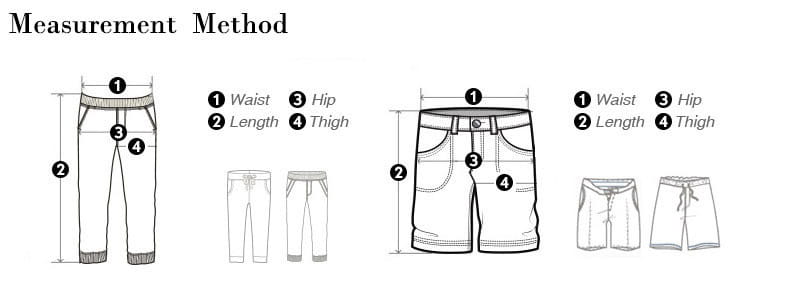 The image shows a technical diagram illustrating measurement methods for the waist hip length and thigh of iefb men black vintage wide leg jeans.