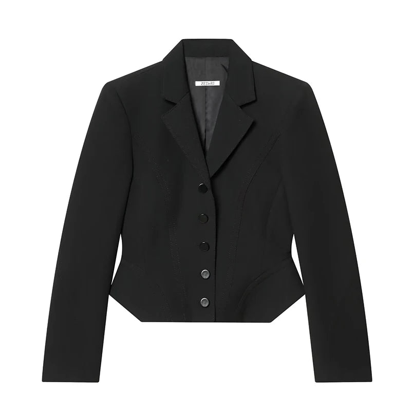 Blazers & Jackets Women's 2026 New Spring Office Blazers Chic Slim Elegant Short Jacket Street Youth Women's Warm Coats