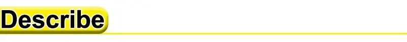 yellow rectangular button with black text describe on a phone screen separator tool in minimalist style