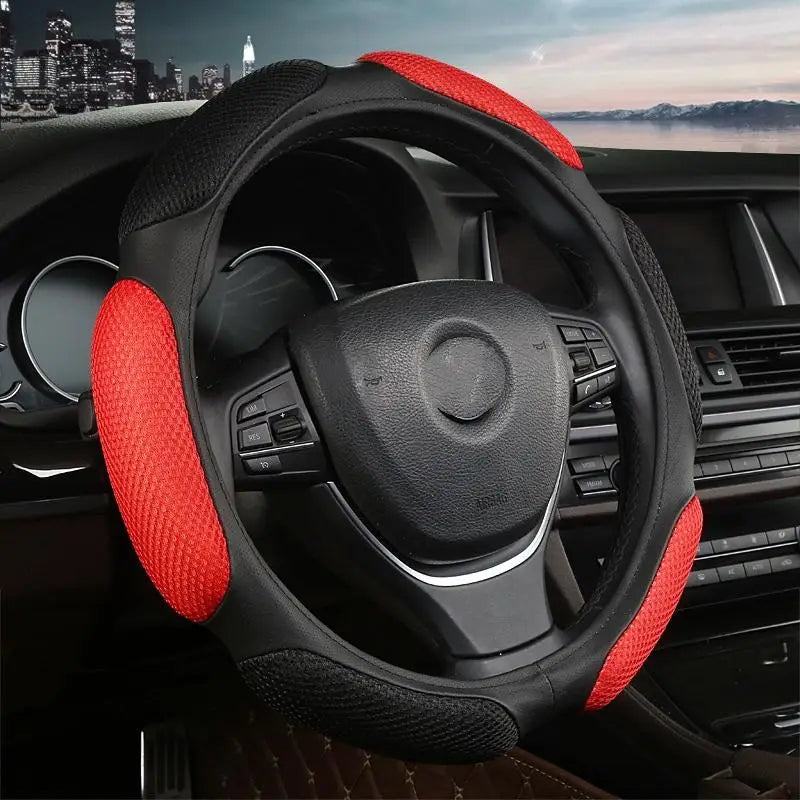 Steering Wheel Cover Suitable For 38cm Diameter Car Accessories Interior Steering Wheel Protective Decoration Universal