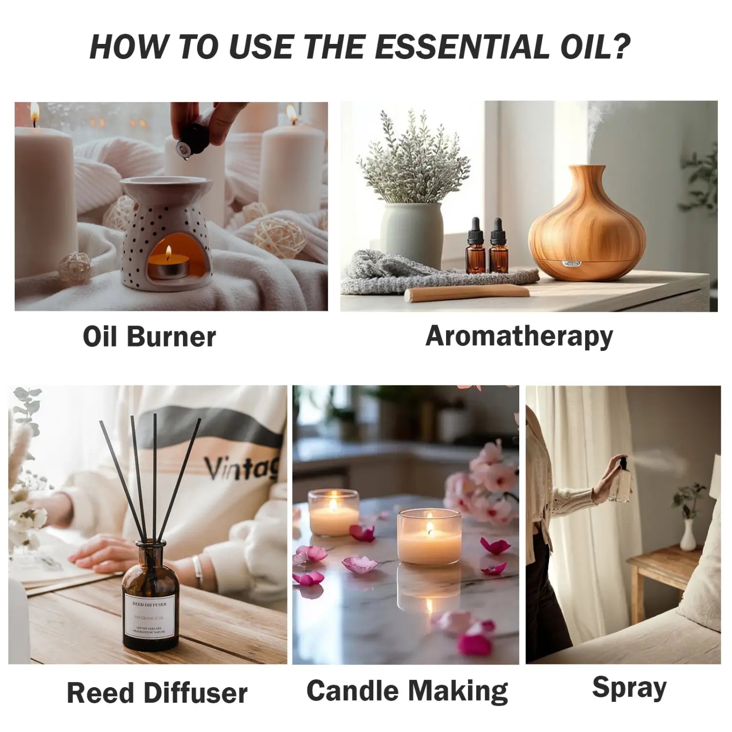 ein hölzerner kugelförmiger Diffusor mit glatter, polierter Oberfläche und dezenter Struktur, begleitet von reinem ätherischem Öl 100 ml zur Aromatherapie-Duftanwendung für ätherische Öle