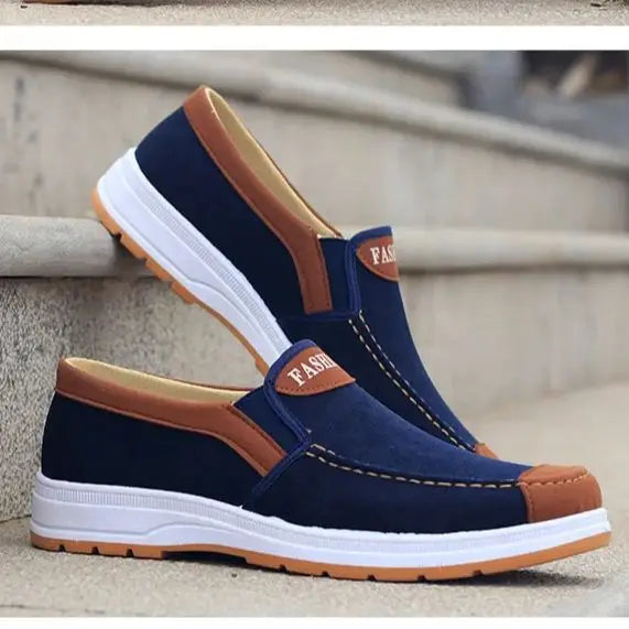 Men's Casual Sneakers Summer Breathable Canvas Lightweight Soft Sole Affordable Free Shipping Shoes
