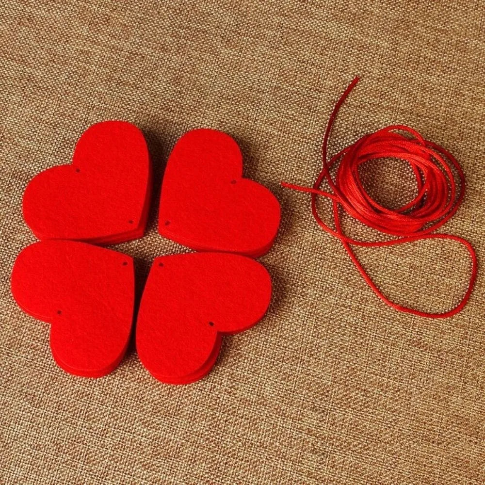 Romantic Love Flower Hanging Curtain Decorations Party Supplies Valentine's Day Hanging Ornaments String Garland DIY