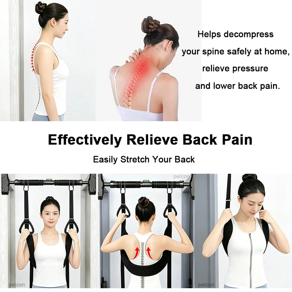 Household Spinal Stretch Lumbar Suspension Belt Horizontal Bar Traction Soothing Waist Beltcan Weigh 200 Catties Hanging Ergonom