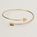 Matte Bangles Fashion Double Ring Bracelet Female Metal Bracelet  New Fashion Korean Jewelry Wholesale - A Single Price