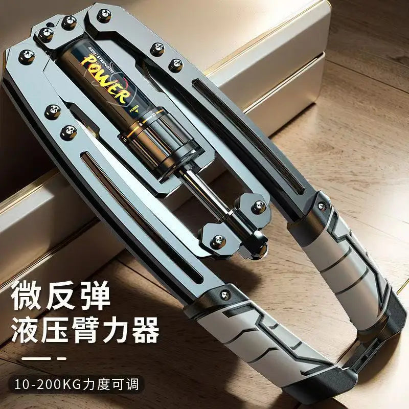 Adjustable Hydraulic Power Twister Exerciser Hand Grip Strengthener Chest Muscle Training Upper‑Body Fitness Workout Equipment