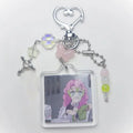 Demon Slayer Mitsuri Kanroji keychains cute handmade Aesthetic