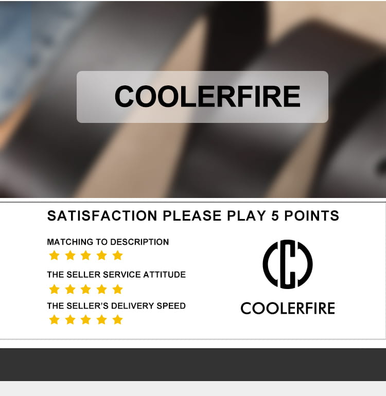 Cinturón trenzado para hombre de cuero genuino con hebilla dorada, calificado con cinco estrellas por coincidir con la descripción, por la actitud del vendedor, el servicio y la rapidez en la entrega por Coolerfire.