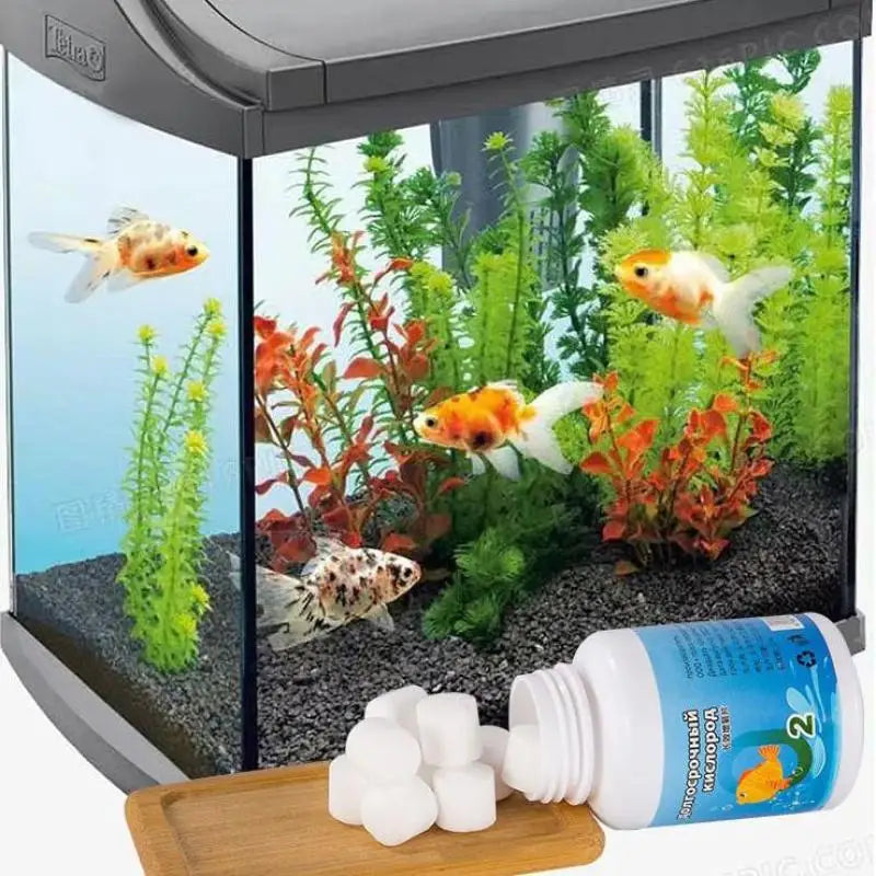 Prolonged Oxygenation Tablets for Aquariums; Essential Multi-Use Tool for Fish Tanks and More