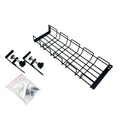 40cmCable Management Box Under Desk Cable Organizer Storage Shelf Desk Wire Management Cable Tray Under Desk No Drill Metal Rack
