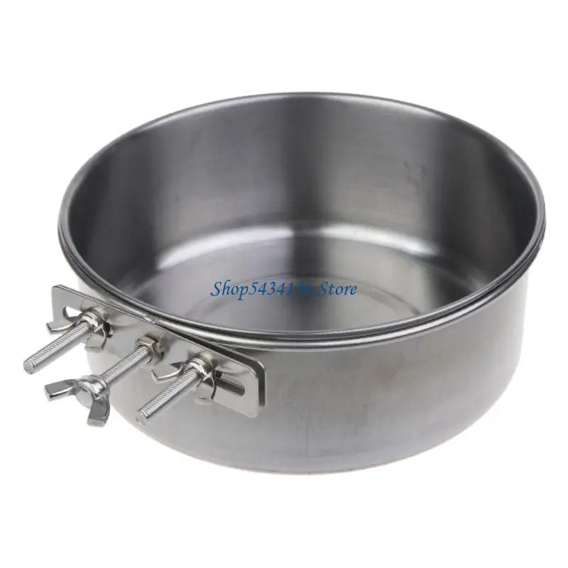 H7ED Cats Feeder Water Dispenser for Small Large Dog Pets Easy to Install Feeder Bowl Pet Rabbit Dog Cats