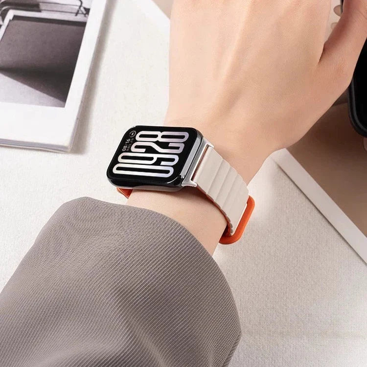 Soft Sport Bracelet Silicone Magnetic Strap Replacement Smart Watch Wristband Accessories for Redmi Watch 6/5/4 Miband 10/9/8Pro