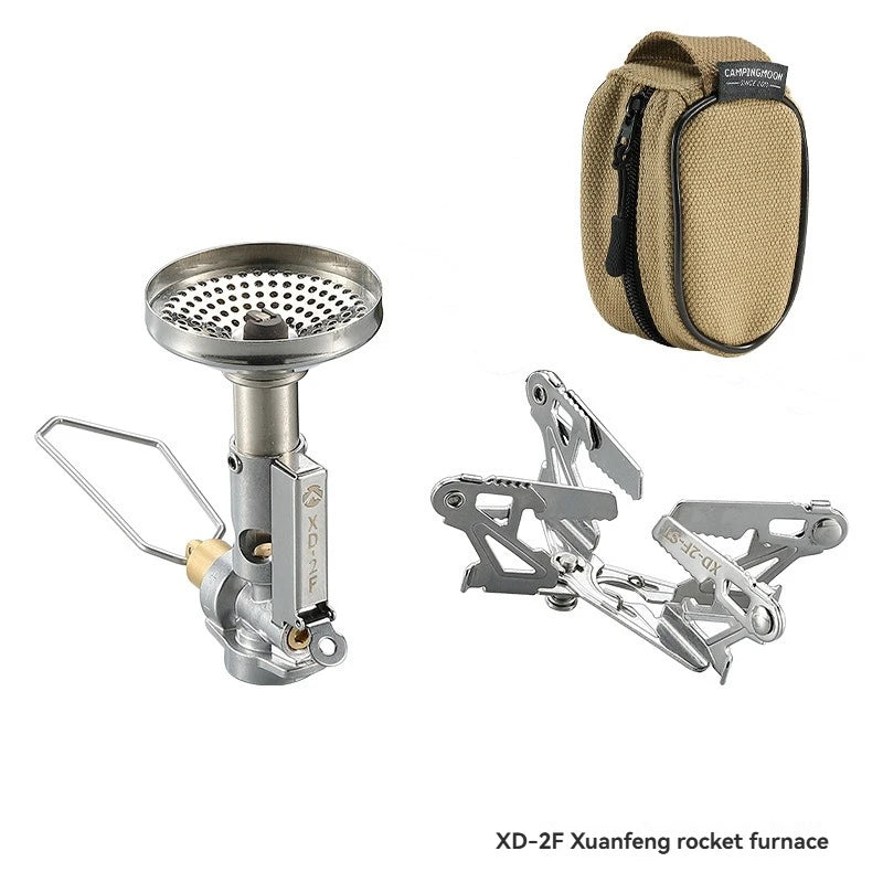 CAMPINGMOON  XD-2F Outdoor Portable Voltage Stabilized Integrated Gas Stove High Power Windproof Hiking Field Stove Cooker