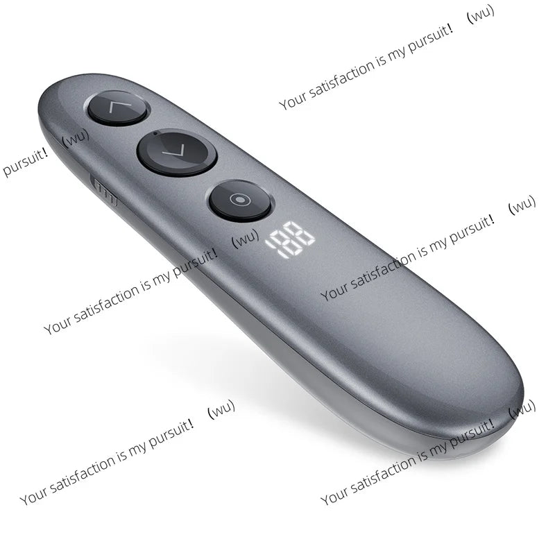 H100 Wireless Presenter Remote with Air Mouse TF Card Spotlight PPT Powerpoint Pen Pointer Presentation for Meeting Teaching