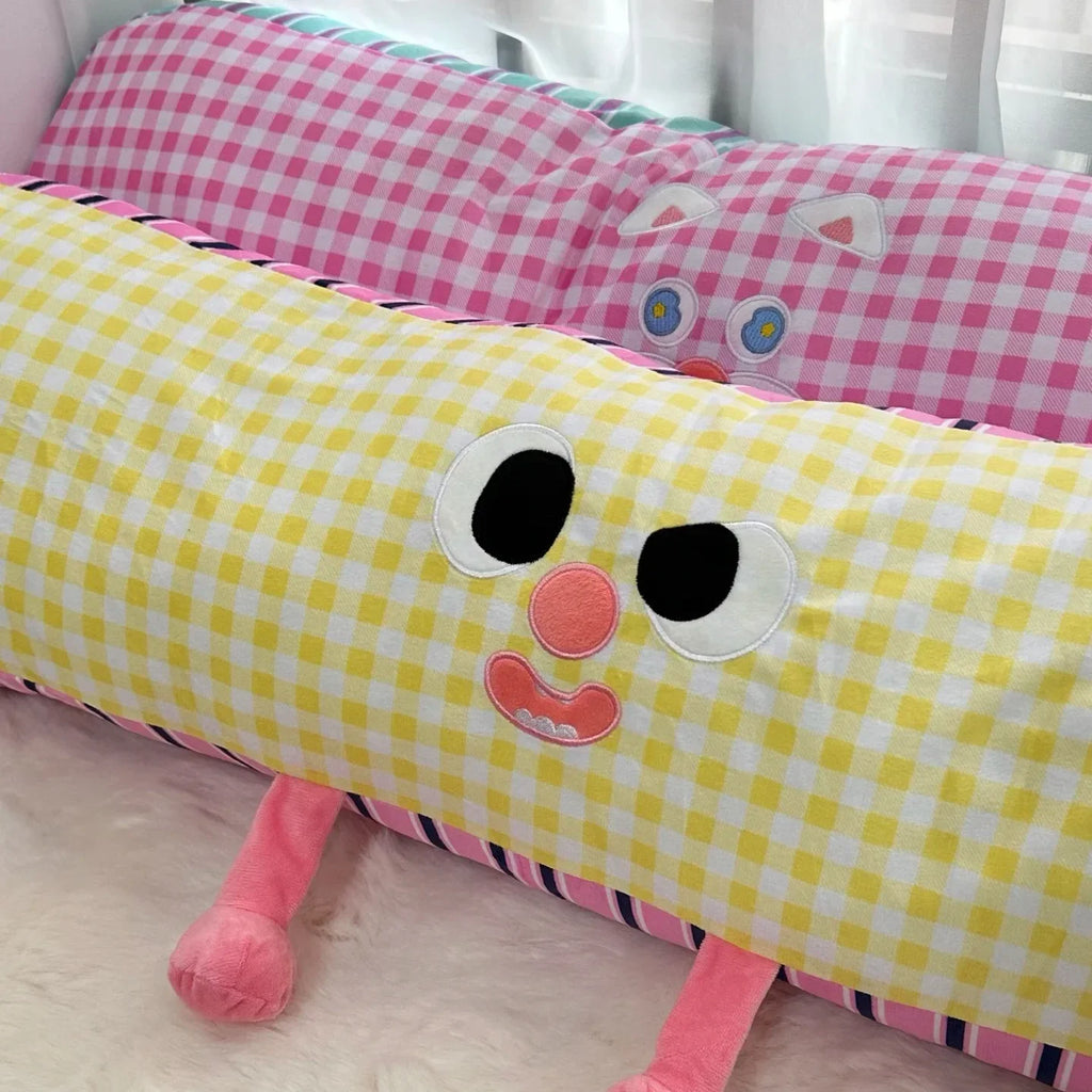 Cute Bedroom Sleep Bar Disassembly Laundry Bed Bed Side Leg Pillow Side Sleeping Pad Boys Pillow Girls Dopamine Cushion