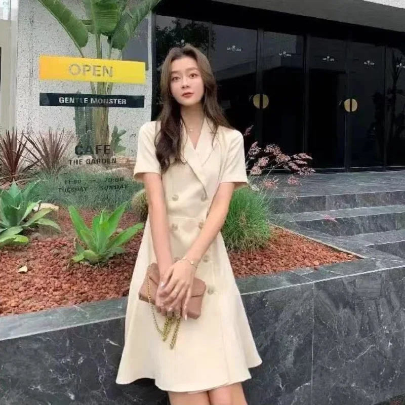 Woman Dress Formal Occasion Clothes Blazer Black Dresses for Women 2025 Short Mini Cheap Casual Sale Outfits Vintage New in Xxl