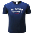 Mens T-shirts Cotton Teeshirt Ah Batard Tu Fumes Lacrim T-Shirt Vintage T Shirt Funny T Shirts Anime t-shirt T-shirt Men