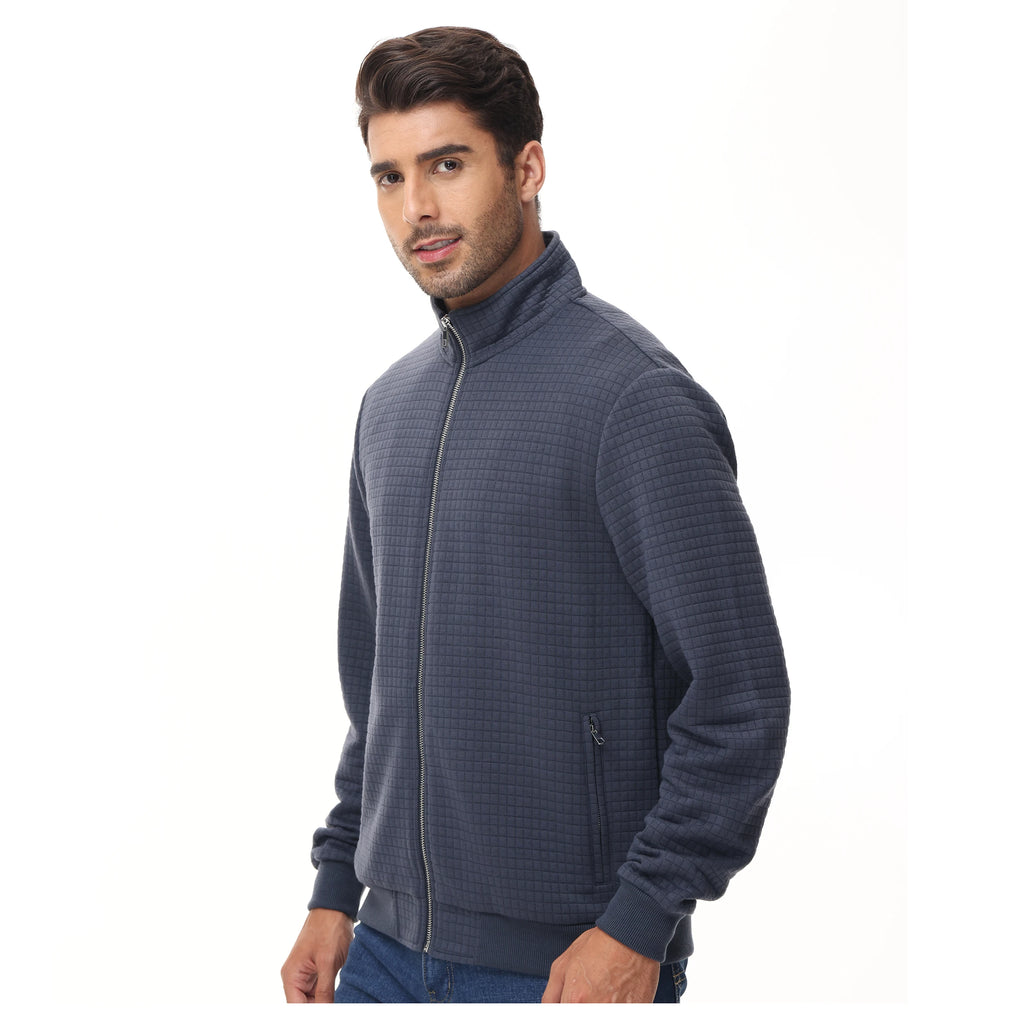Men's Casual Jacket Coats Zip-up Fashion Streetwear Coat Sweatshirt Jackets Standing Collar Clothing